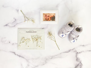 Baby's Breath Flower-gram Greeting Card