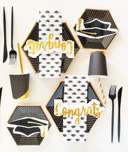 Load image into Gallery viewer, Graduation Cap Shaped Napkins (Set of 20)
