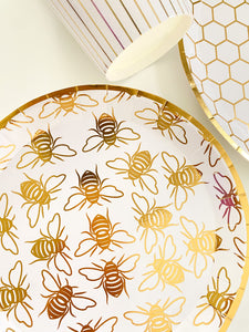 Honey Bee Dessert Plates (Set of 8)