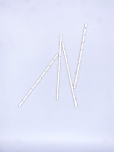 Silver Star Straws (Set of 10)