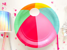 Load image into Gallery viewer, Beach Ball Plates (Set of 8)
