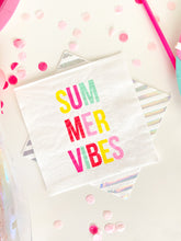 Load image into Gallery viewer, Summer Vibes Dessert Napkins (Set of 20)
