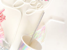 Load image into Gallery viewer, Iridescent Fringe Straws (Set of 12)

