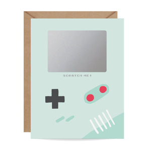 Gamer Scratch-off Greeting Card