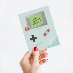 Gamer Scratch-off Greeting Card
