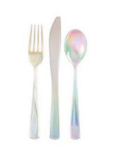 Load image into Gallery viewer, Iridescent Cutlery Set (Set of 24)
