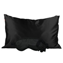 Load image into Gallery viewer, Satin Sleep Set - 3 Piece (Black)
