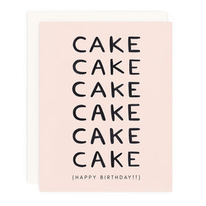 Cake Birthday Greeting Card