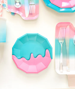 Popsicle Drip Dessert Plates (Set of 8)